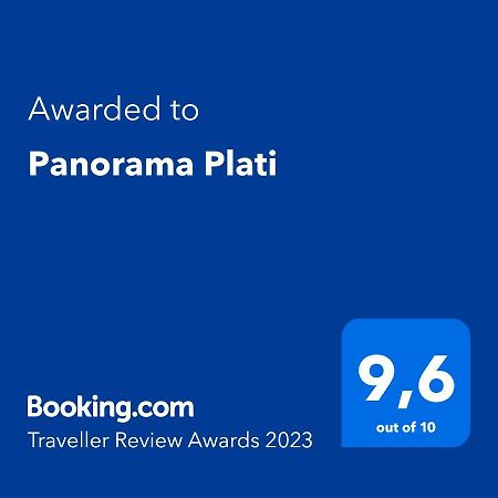 Panorama Plati Aparthotel Bagian luar foto