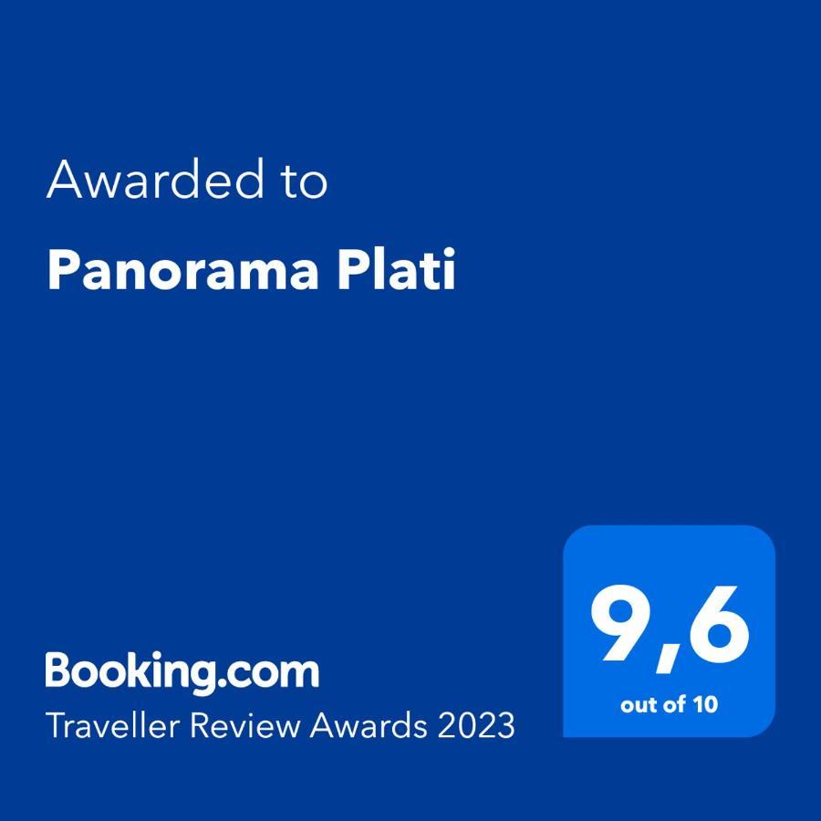 Panorama Plati Aparthotel Bagian luar foto